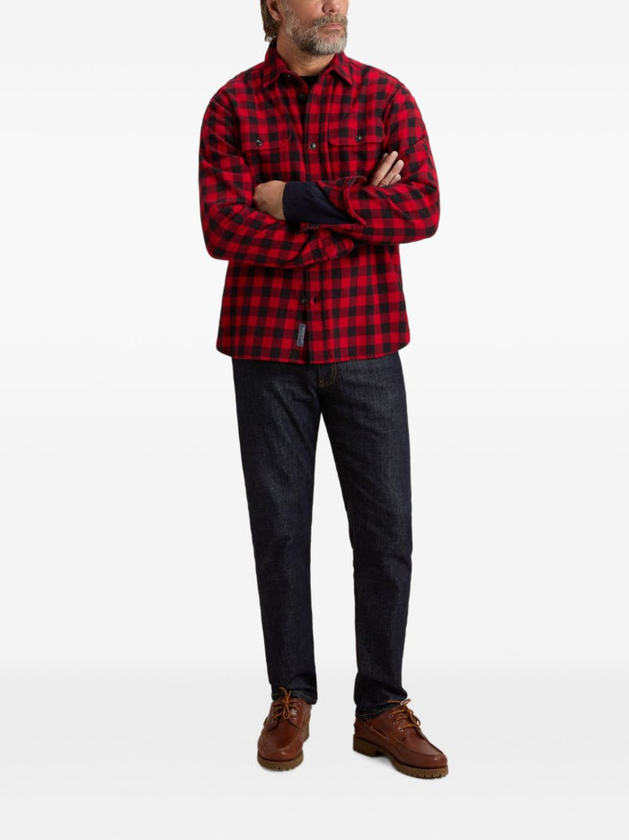 Woolrich Camicia Rosso Uomo 2