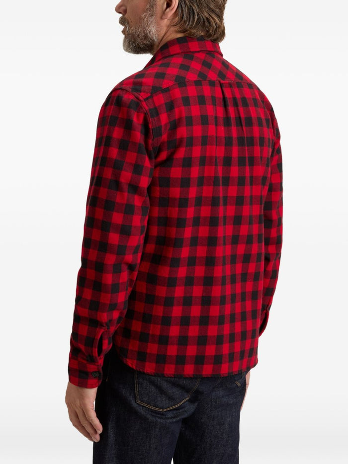 Woolrich Camicia Rosso Uomo 4
