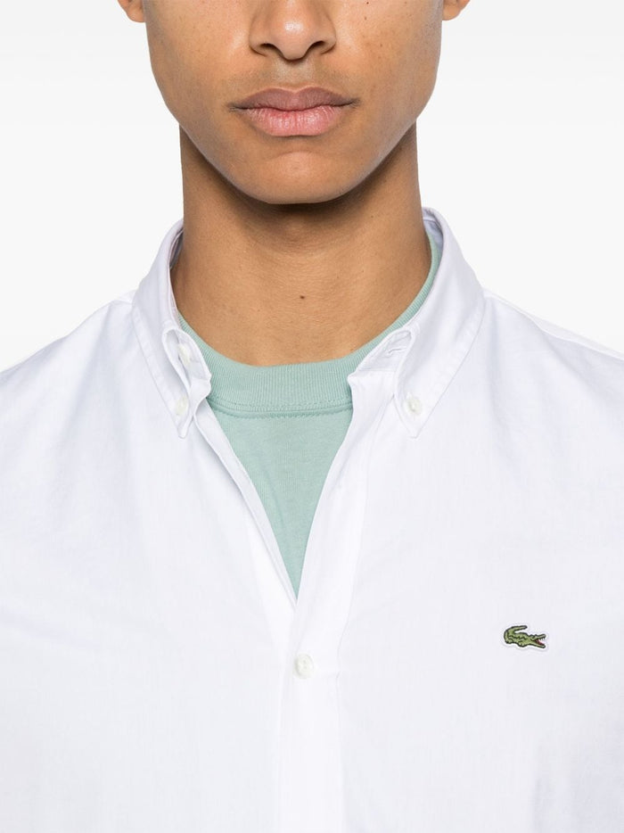 Lacoste Camicia Bianco Uomo 4