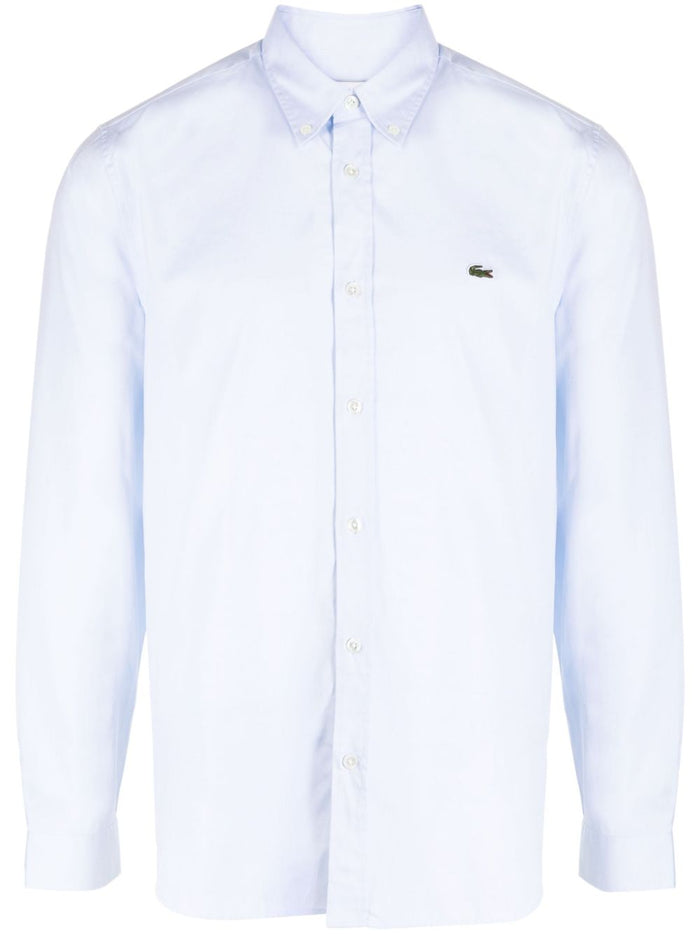 Lacoste Camicia Azzurro Uomo 1