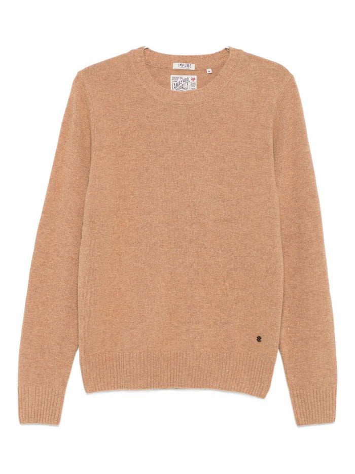 Unreiner Beige Herrenpullover 1