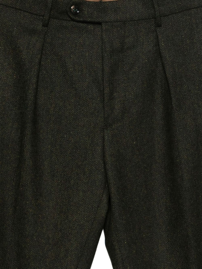 Berwich Pantalone Verde Uomo 3