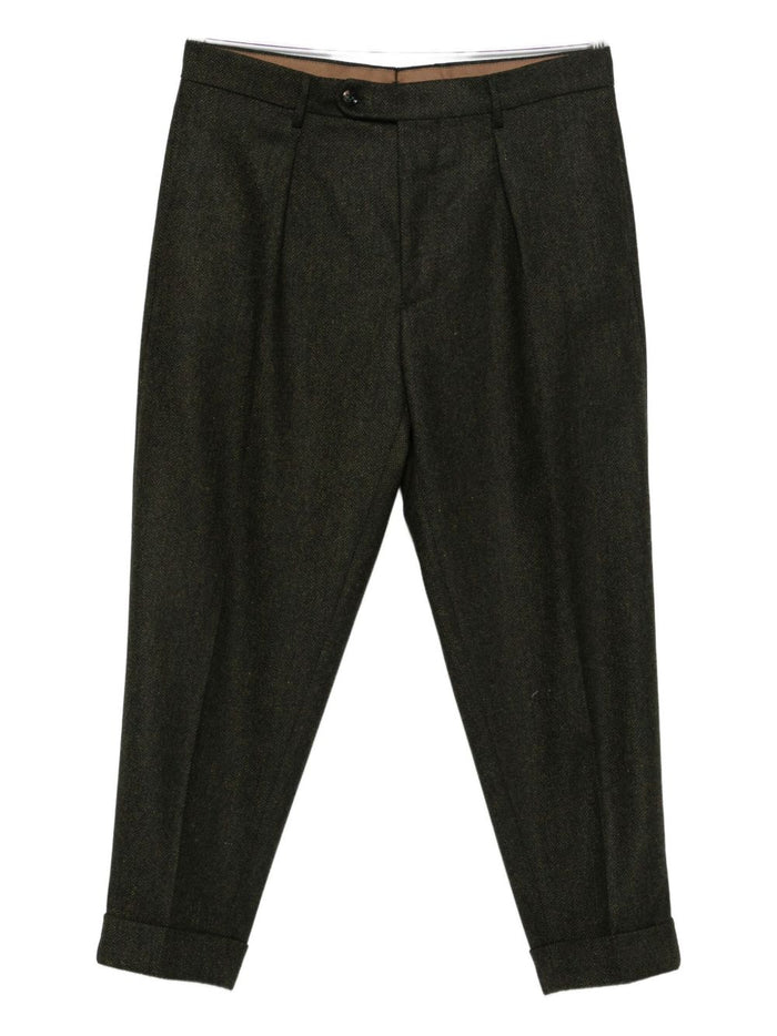 Berwich Pantalone Verde Uomo 1