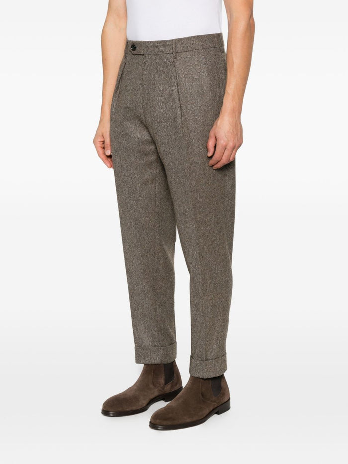 Berwich Pantalone Grigio Uomo 4