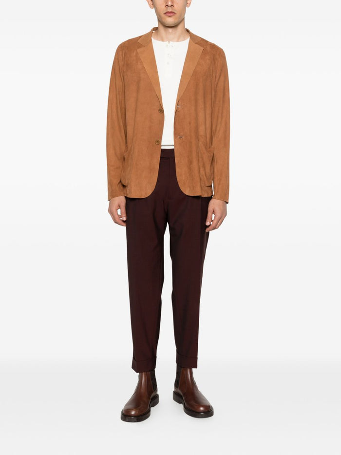 Berwich Pantaloni Borgogna Uomo Chiaia 2