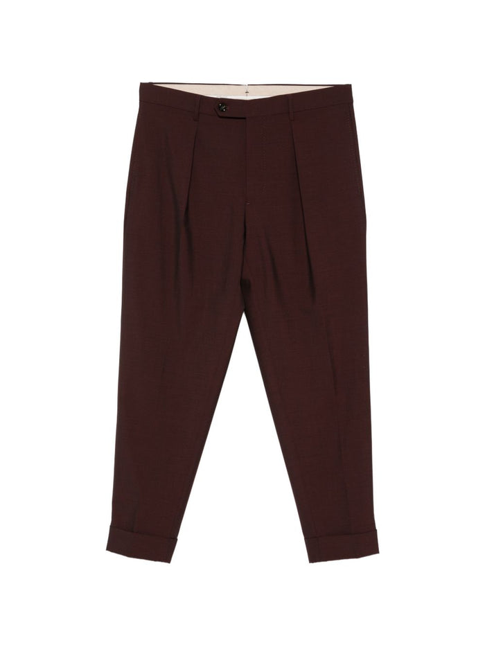 Berwich Pantaloni Borgogna Uomo Chiaia 5