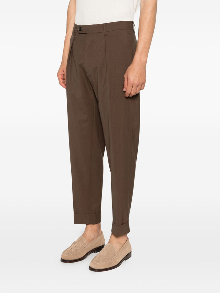 Berwich Pantaloni Marrone Uomo Chiaia 1