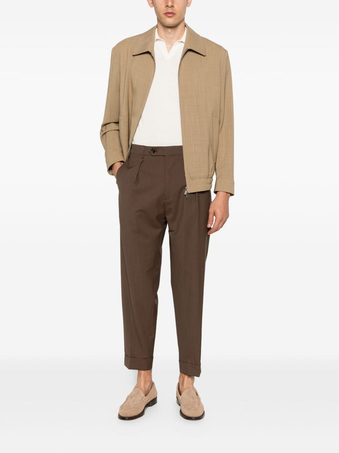 Berwich Pantaloni Marrone Uomo Chiaia 2