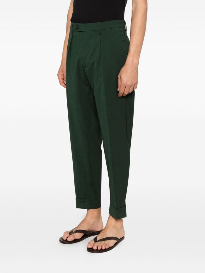 Berwich Pantaloni Verde Uomo Chiaia 1