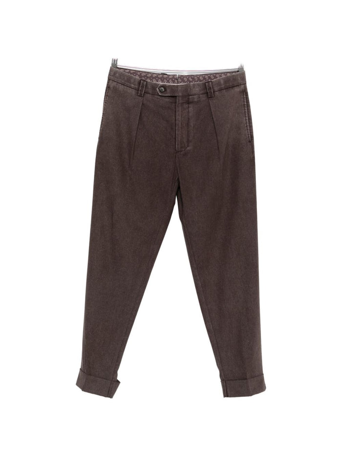 Berwich Pantaloni Chiaia Uomo Marrone 5