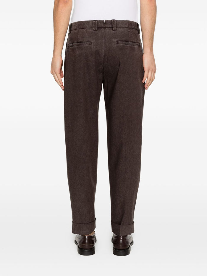 Berwich Pantaloni Chiaia Uomo Marrone 3