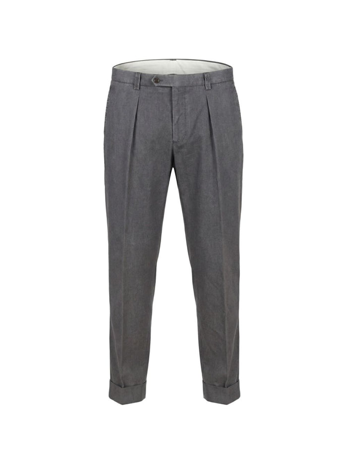Berwich Pantaloni Chiaia Uomo Grigio 1