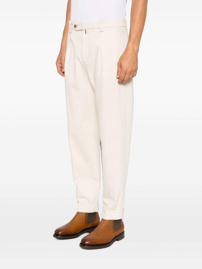 Berwich Pantalone Bianco Uomo 2