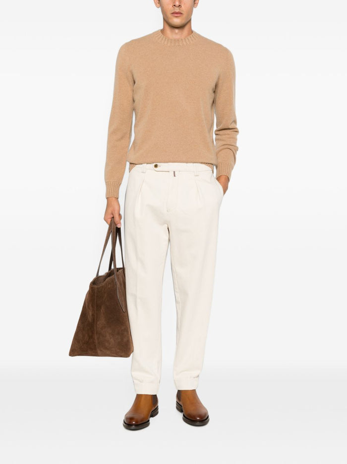 Berwich Pantalone Bianco Uomo 3