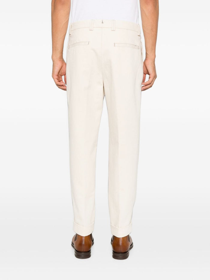 Berwich Pantalone Bianco Uomo 4