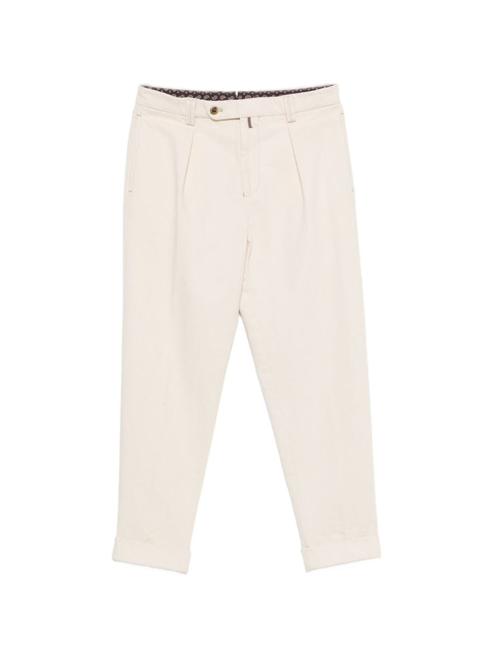 Berwich Pantalone Bianco Uomo 1