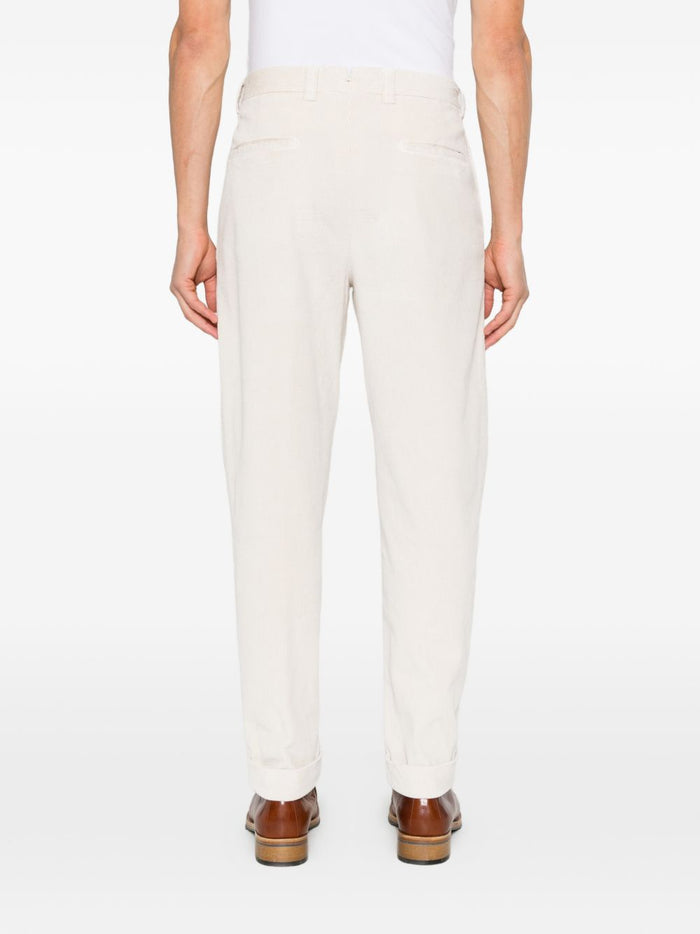 Berwich Pantalone Bianco Uomo 3