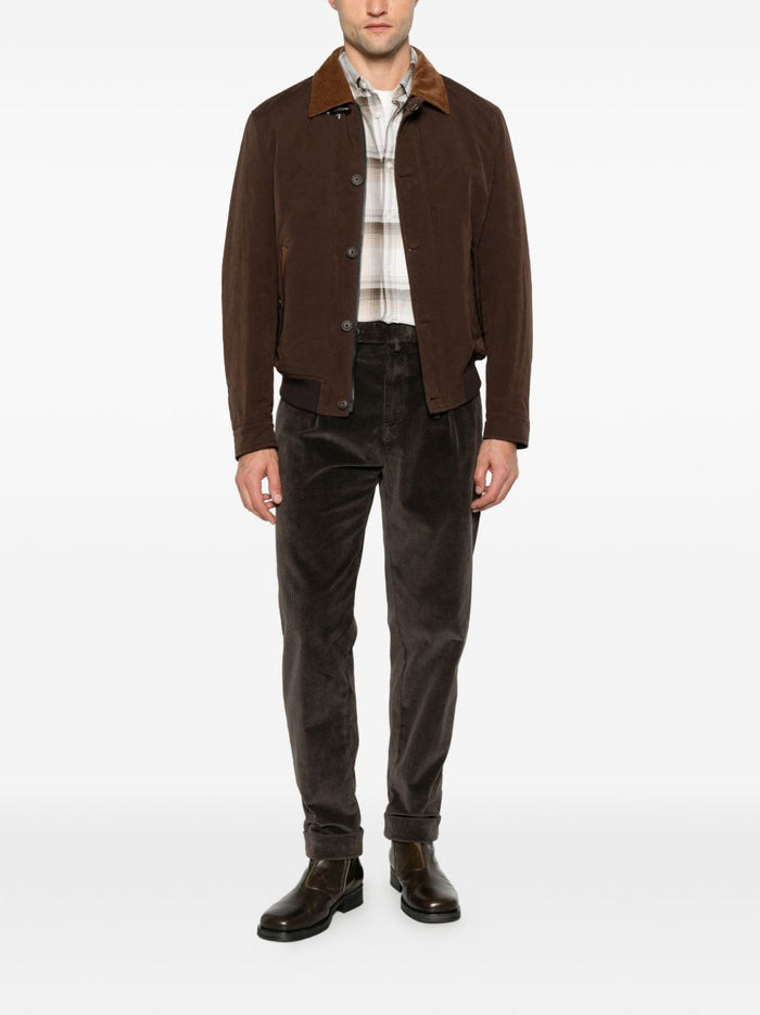 Berwich Pantalone Marrone Uomo 1