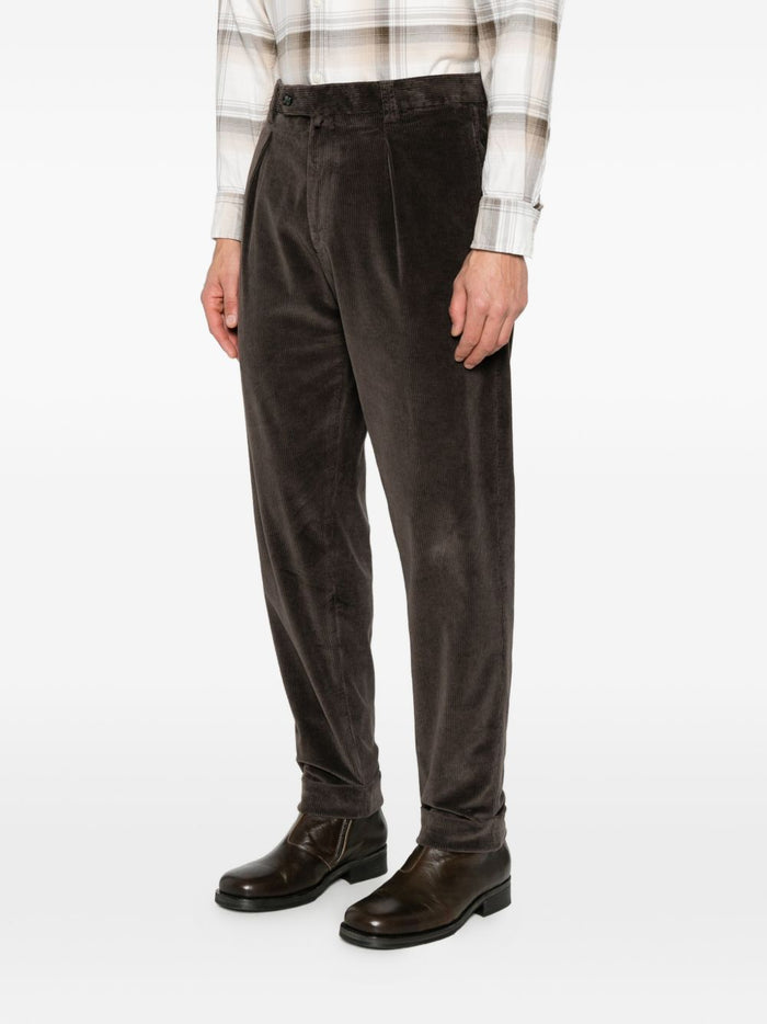 Berwich Pantalone Marrone Uomo 4