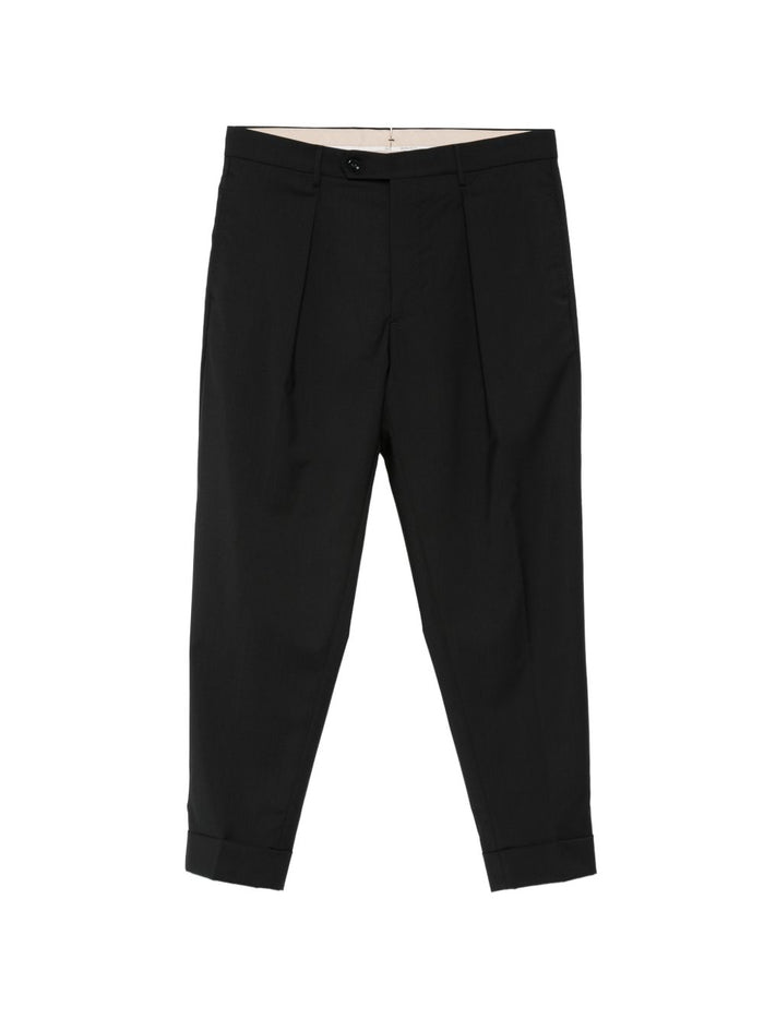 Berwich Pantaloni Nero Uomo Chiaia 5