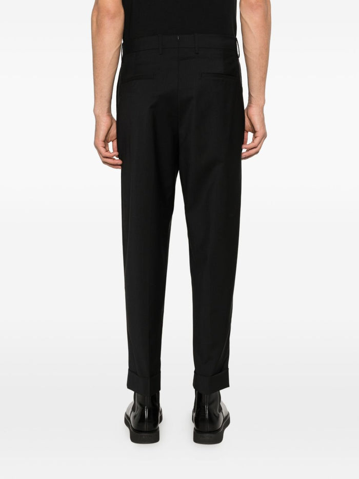 Berwich Pantaloni Nero Uomo Chiaia 3