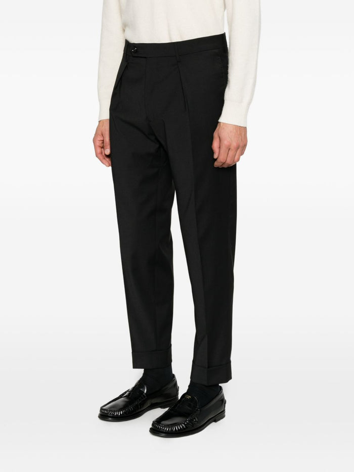 Berwich Pantalone Nero Uomo 3