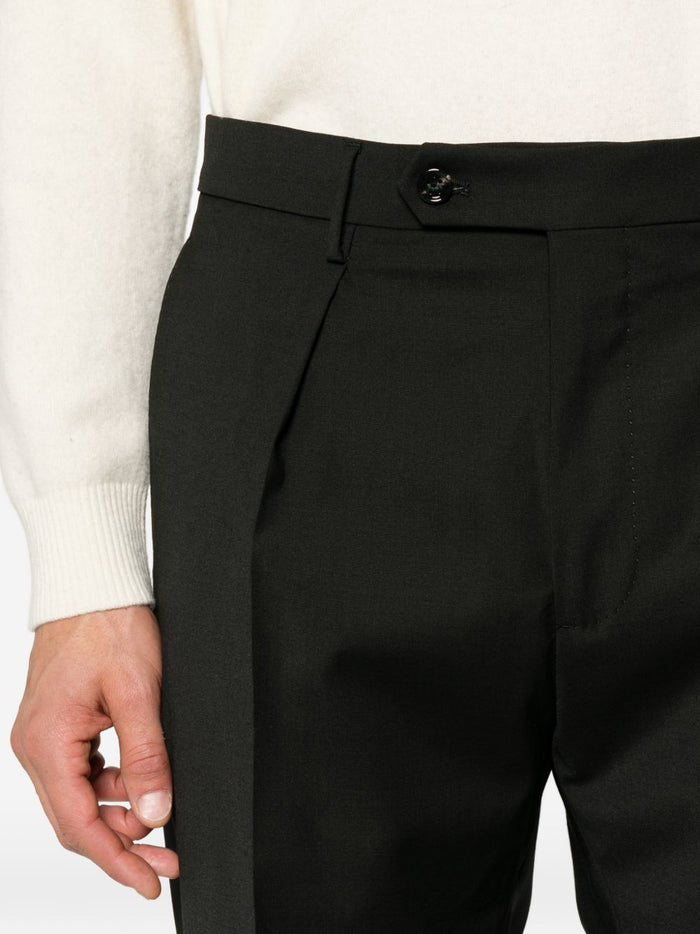 Berwich Pantalone Nero Uomo 4