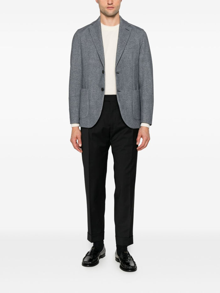 Berwich Pantalone Nero Uomo 5