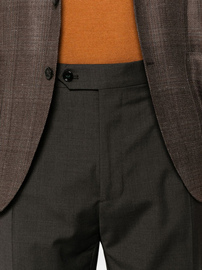 Berwich Pantalone Marrone Uomo 1