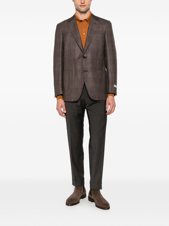 Berwich Pantalone Marrone Uomo 3
