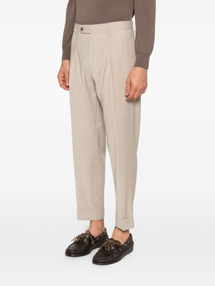 Berwich Pantaloni Beige Uomo Chiaia 1