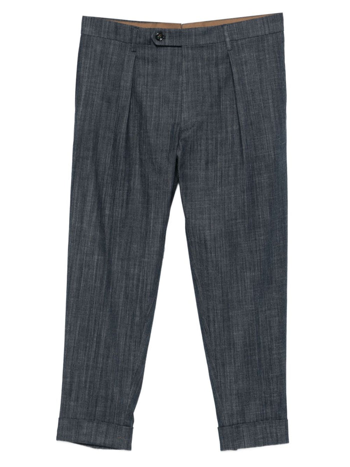 Berwich Pantalone Blu Uomo Chiaia 1