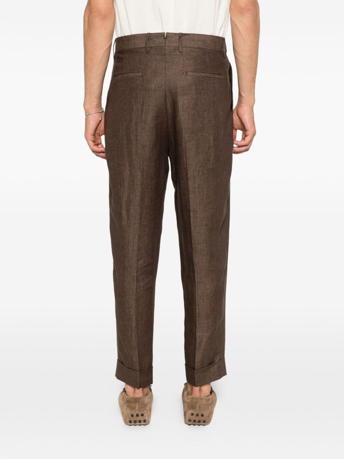 Berwich Pantaloni Marrone Uomo Chiaia 3