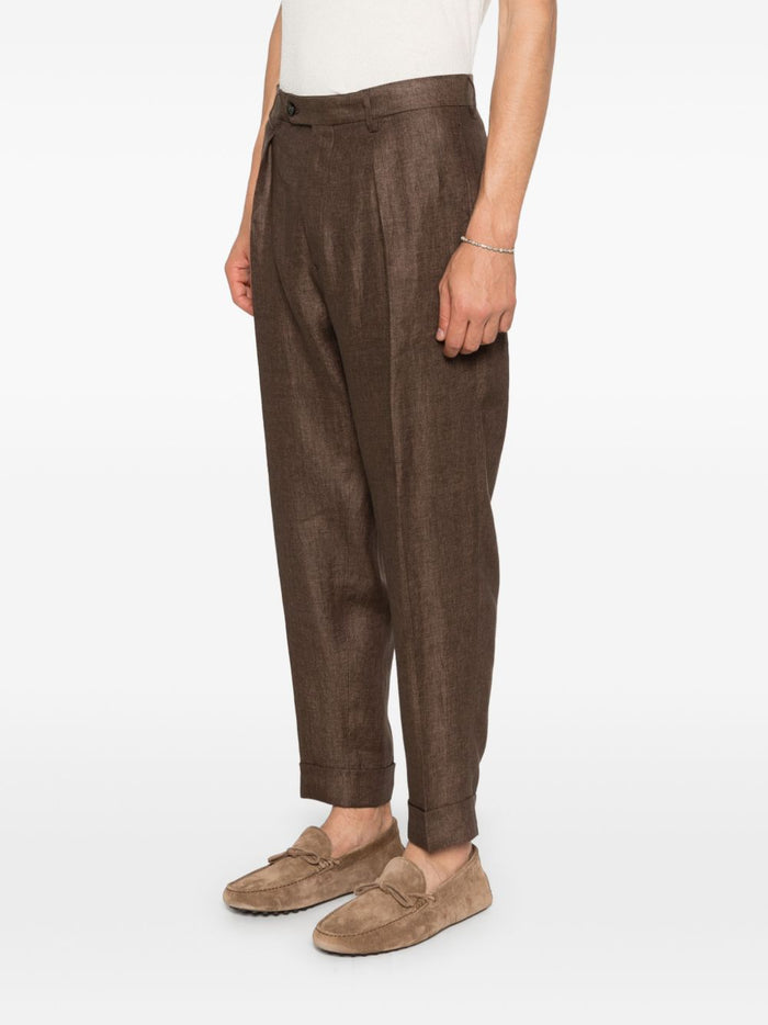 Berwich Pantaloni Marrone Uomo Chiaia 1