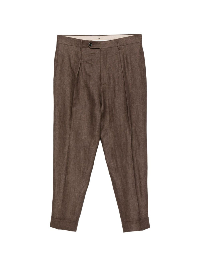 Berwich Pantaloni Marrone Uomo Chiaia 5