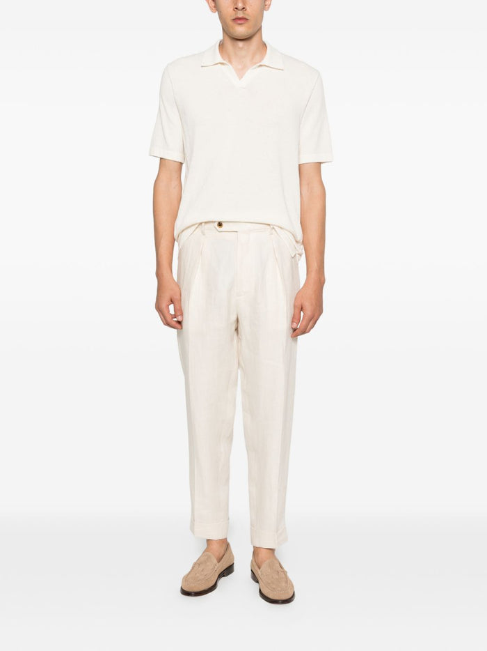 Berwich Pantaloni Ecru Uomo Chiaia 2