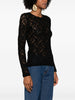 P.a.r.o.s.h. Blusa Nero Donna semi trasparente 1