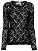 P.a.r.o.s.h. Blusa Nero Donna semi trasparente 4