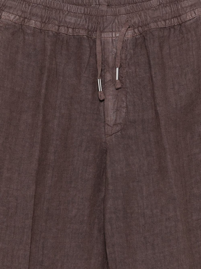 Costumein Pantalone Coulisse Uomo Marrone 3