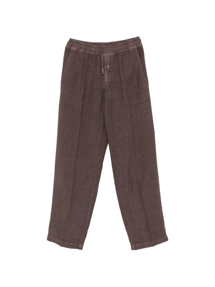 Costumein Pantalone Coulisse Uomo Marrone 1