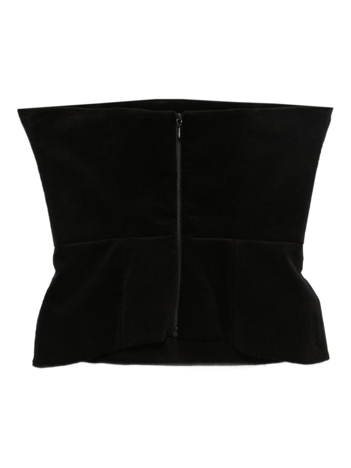 P.a.r.o.s.h. Bustier Nero Donna 3