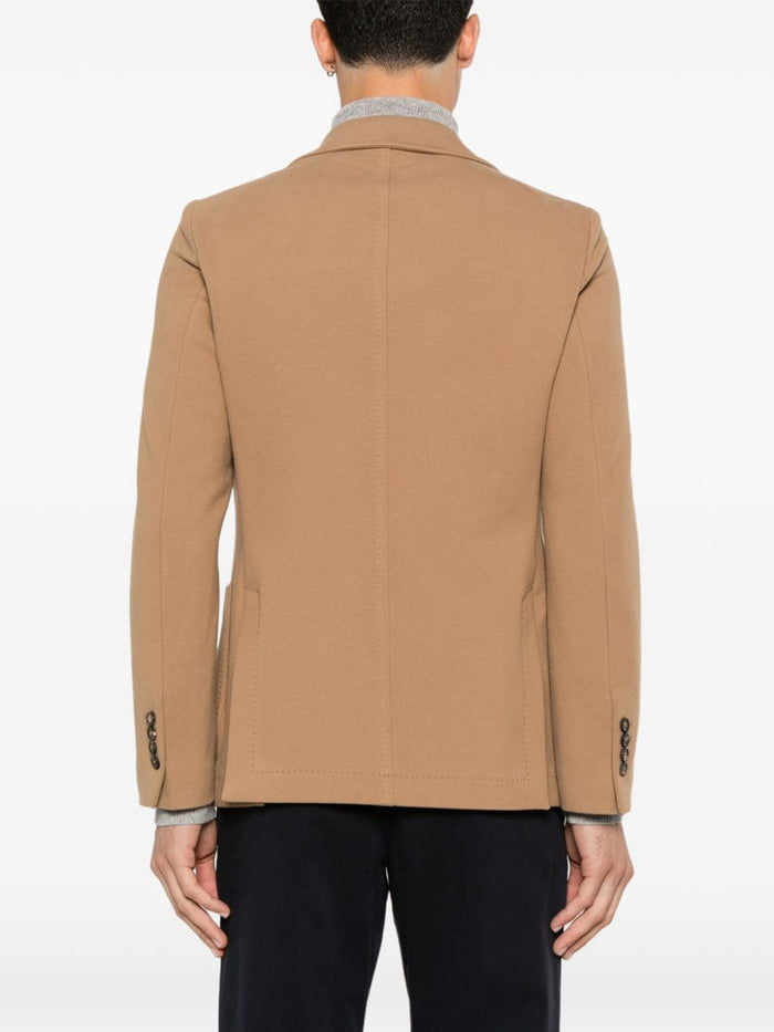 Circolo1901 Brown Felted Jacket for Men 3