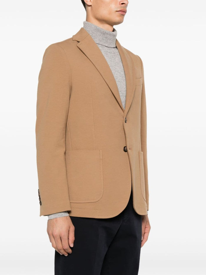 Circolo1901 Brown Felted Jacket for Men 1