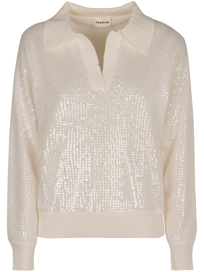 P.a.r.o.s.h. Maglia Bianco Donna 1