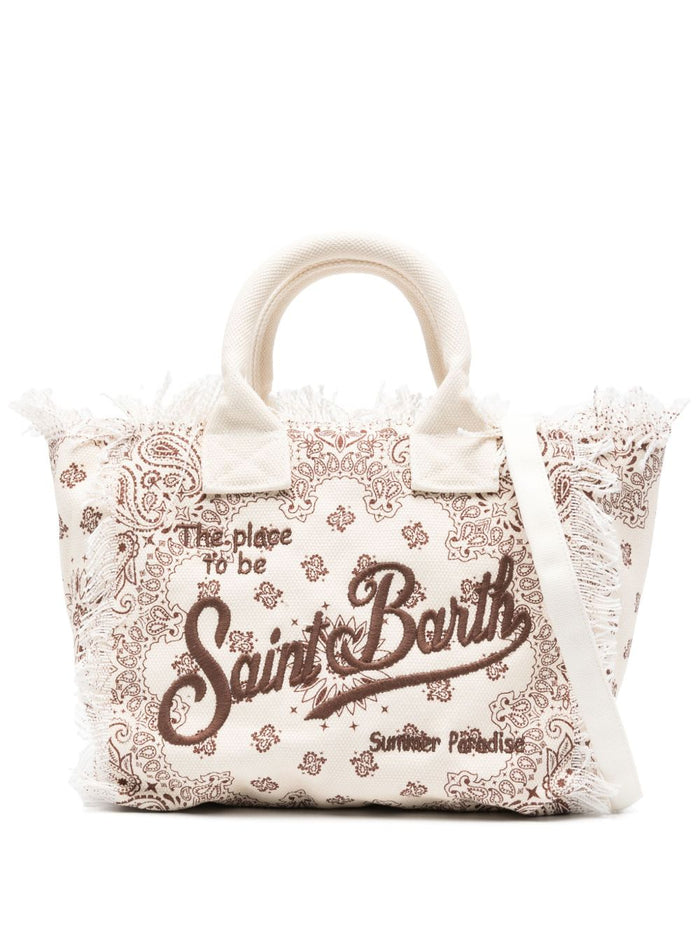 Mc2 Saint Barth Borsa Colette Bandana Donna Beige 1