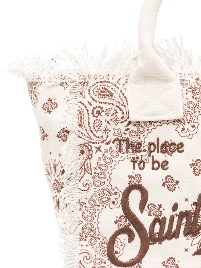 Mc2 Saint Barth Borsa Colette Bandana Donna Beige 2