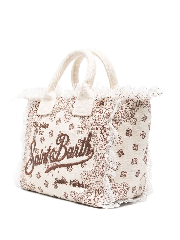 Mc2 Saint Barth Borsa Colette Bandana Donna Beige 3