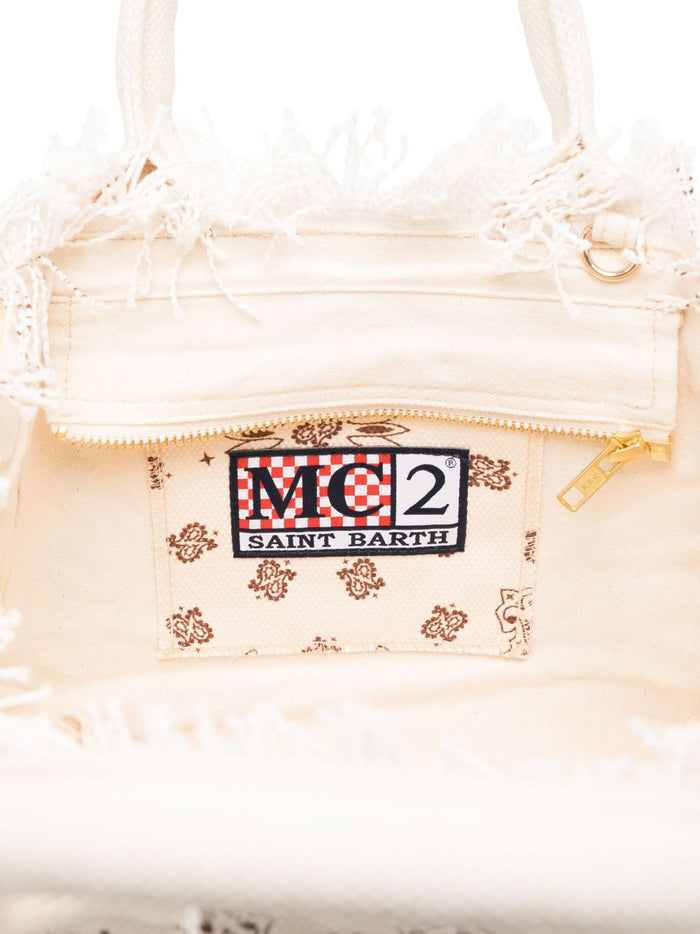 Mc2 Saint Barth Borsa Colette Bandana Donna Beige 4