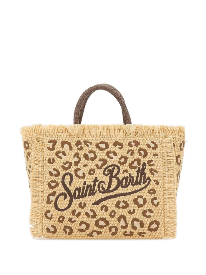 Mc2 Saint Barth Borsa Colette Straw Donna Leopardata 1
