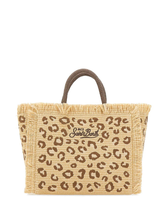 Mc2 Saint Barth Borsa Colette Straw Donna Leopardata 2